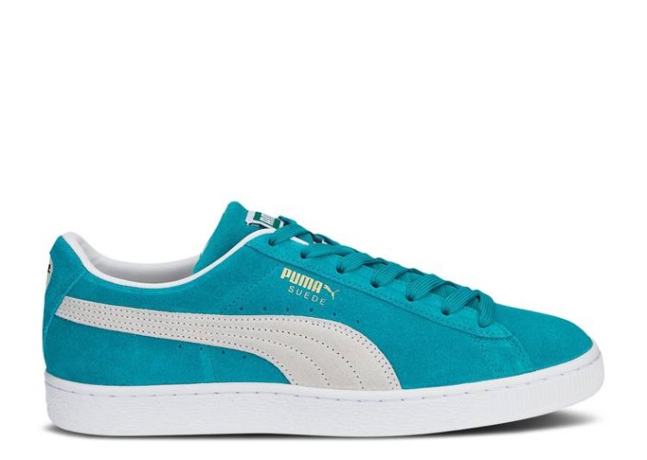 Puma Suede Classic 21 - Blanco Aqua Profundo