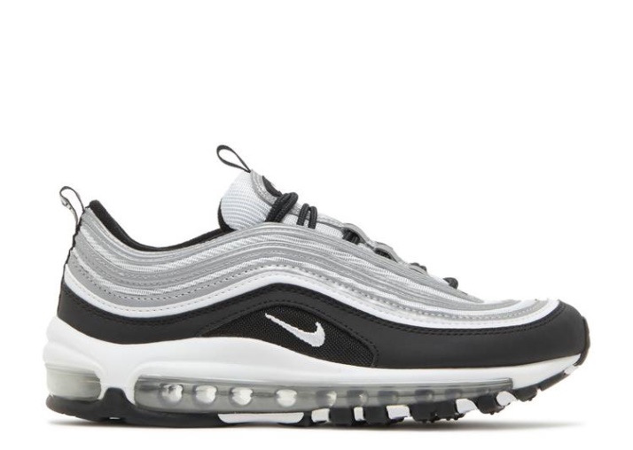 Nike Air Max 97 Gs - Negro Reflejan Plata