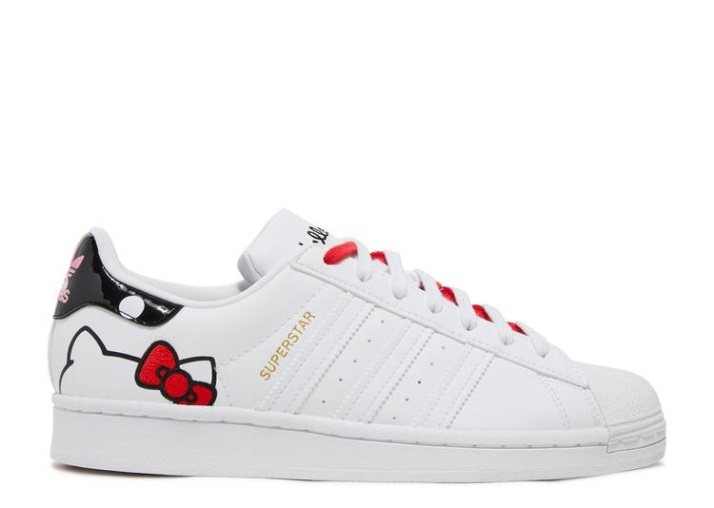 Adidas Hello Kitty X Wmns Superstar - Blanco Bliss Rosa