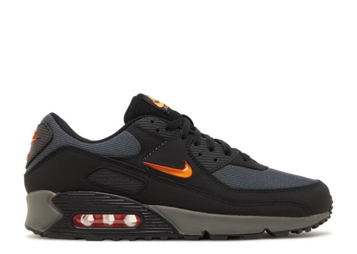 Nike Air Max 90 - Negro Joya/gris Hierro/naranja