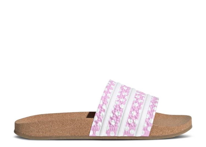 Adidas Wmns Adilette Slide - Polka Dot Bliss Lilac/cloud White/gum