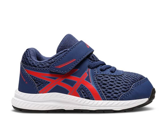 Asics Gel Contend 7 Td - Deep Ocean Classic Rojo