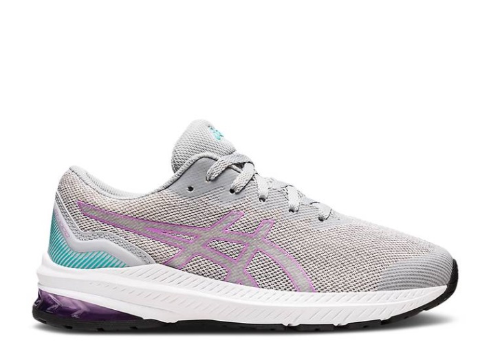 Asics Gt 1000 11 Gs - Gris Piedmont Lavanda Resplandor