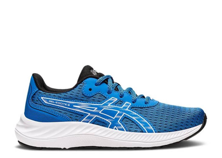 Asics Gel Excite 9 Gs - Azul Eléctrico Blanco