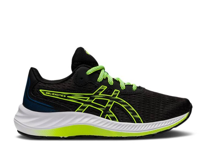 Asics Gel Excite 9 Gs - Negro Peligro Verde