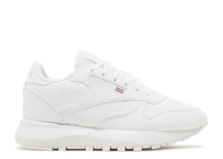 Reebok Wmns Classic Leather Sp - Blanco Gris