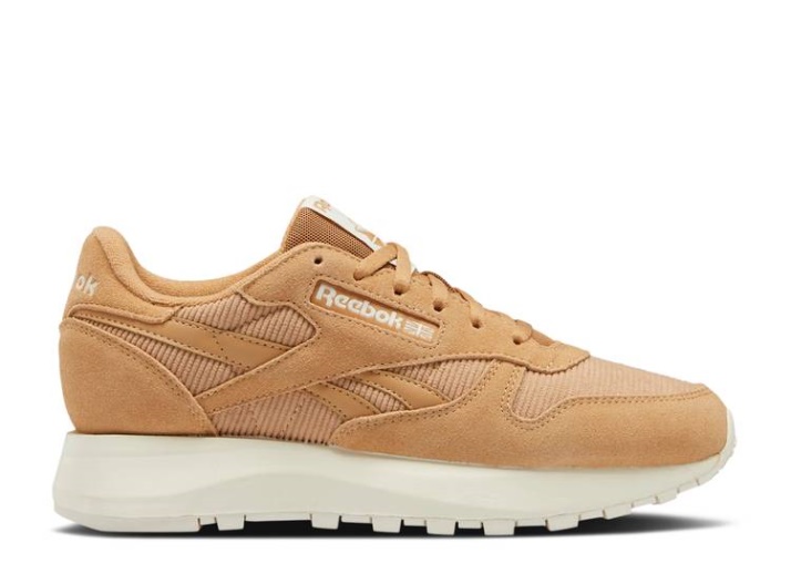 Reebok Wmns Classic Leather Sp - Beige Verdadero