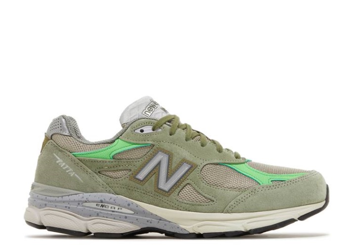 Zapatillas New Balance Patta X 990v3 Fabricadas En Ee.uu. - Oliva Claro