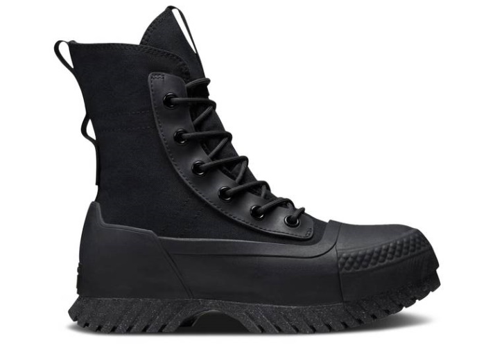 Converse Chuck Taylor All Star Lugged 2.0 Contra Clima Alto - Triple Negro