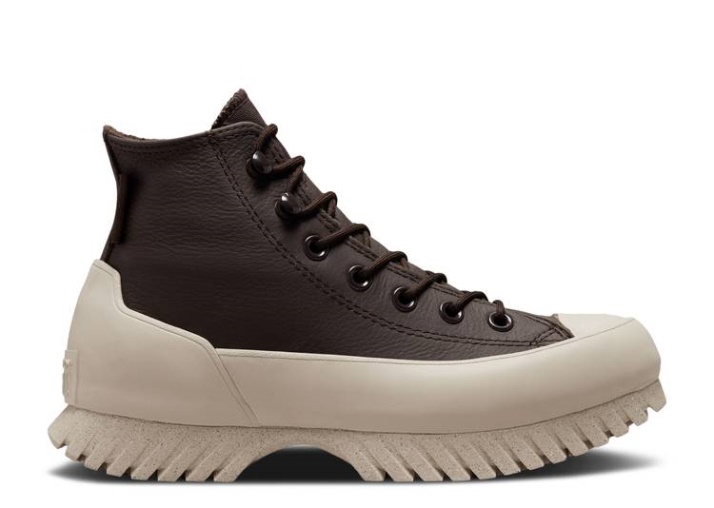 Converse Chuck Taylor All Star Lugged 2.0 Contra Clima Alto - Marrón Terciopelo