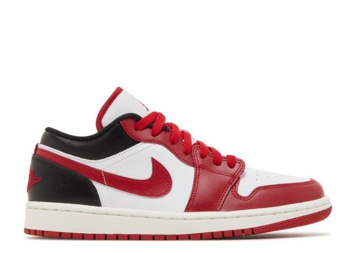 Air Jordan 1 Low - Blanco Gym Rojo