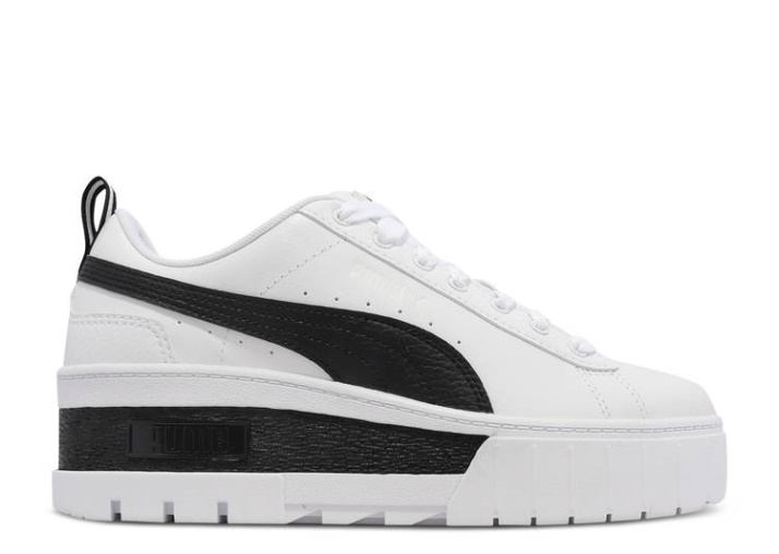 Puma Wmns Mayze Cuña - Blanco Negro