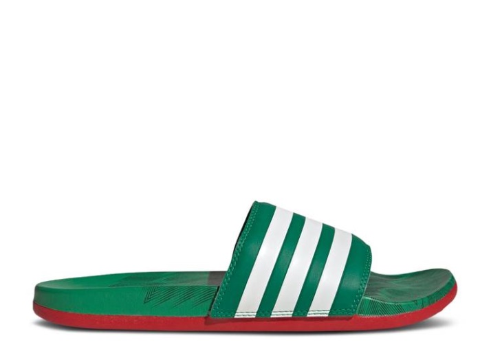 Chanclas Adidas Adilette Comfort - Verde Vivo Escarlata