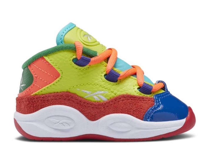 Reebok Question Mid Infant - Explosión De Color