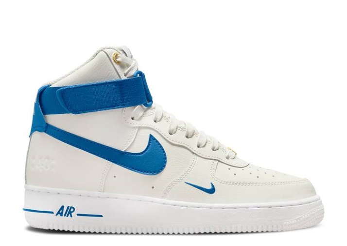 Nike Wmns Air Force 1 High Se - 40 Aniversario Vela/blanco/dorado/azul Jay