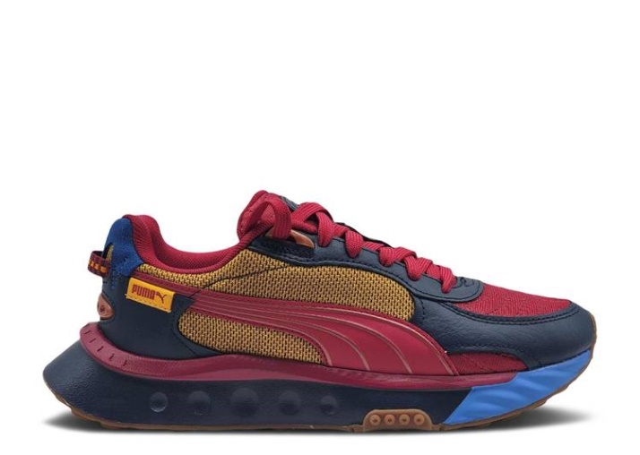 Puma Wild Rider Gf Jr - Hechizado Rojo Persa