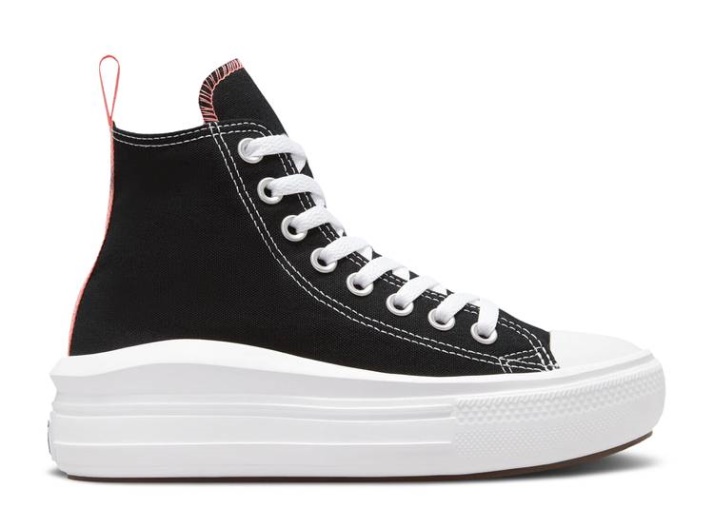 Converse Chuck Taylor All Star Move High Gs - Negro Rosa Sal