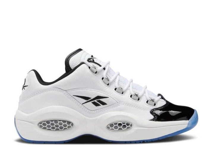 Reebok Question Low - Puntera Negra Charol