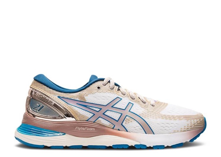Asics Mujer Gel Nimbus 21 - Azul Violeta Rubor