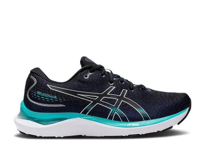 Asics Mujer Gel Cumulus 24 - Negro Verde Azulado