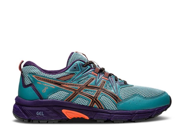 Asics Gel Venture 8 Mujer - Misty Pine Nova Naranja