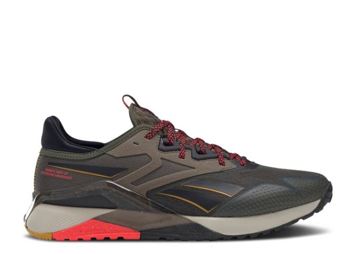 Reebok Nano X2 Tr Adventure - Verde Militar Neón Cereza