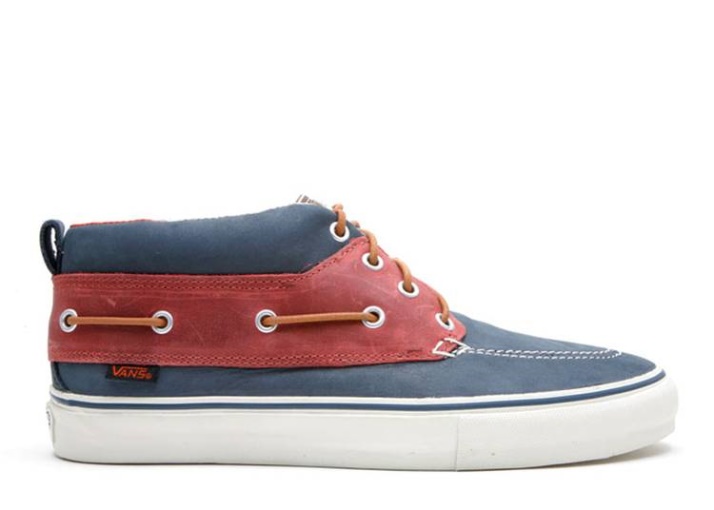 Vans Chukka Del Barco Lx Medianoche Azul Marino/tortuga
