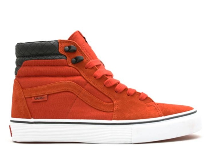 Vans Sk8 Hi Lx Rojo Arcilla/negro