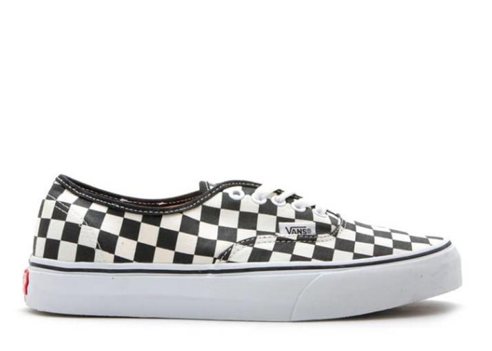 Vans Auténtico (chckrbrd) Negro/blanco