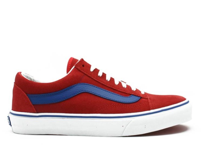 Vans Old Skool Alto Riesgo Rojo/azul Clásico