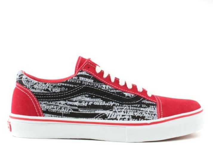 Vans Skate Old Skool Rojo/blanco Confdtl