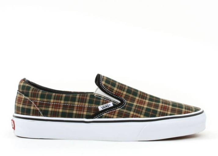 Vans Classic Slip-on Cuadros Verdes