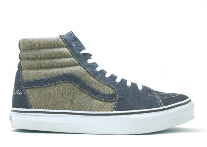 Vans Sk8-hi Lx - Loomstate (denim) Uva/aceite De Almendra