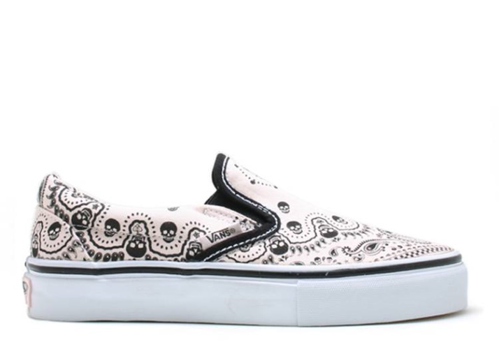 Vans Cls.slip-on Lx - Calavera Bandana Chintz Rose/black