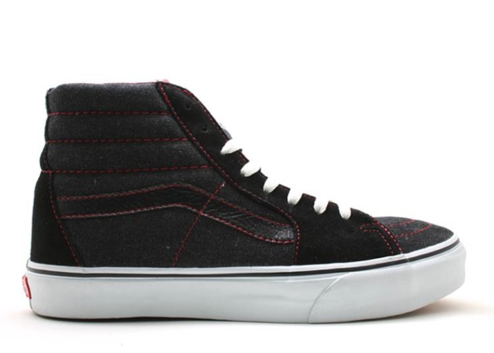 Vans Sk8-hi Negro/rojodenim/gamuza