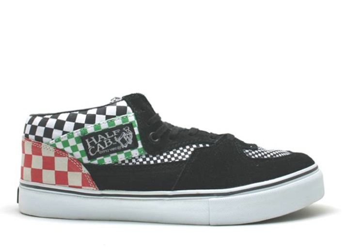 Vans Half Cab - Supremo Negro/blanco/verde Helecho