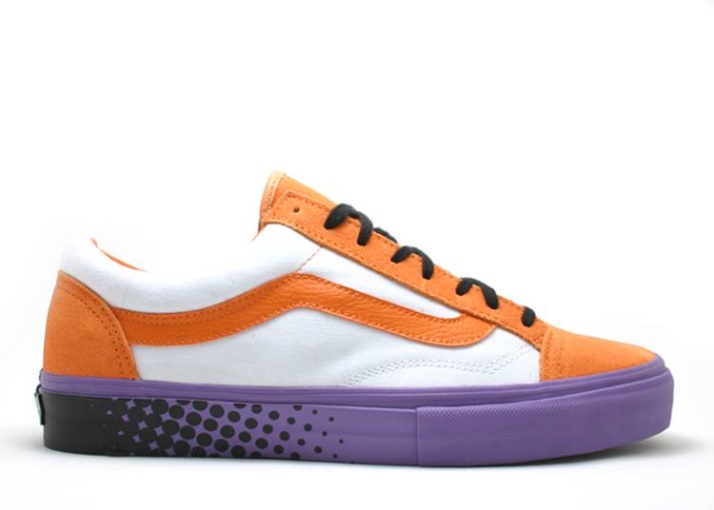 Vans Supreme Old Skool - Naranja Suprema/corazón Púrpura/medio Tono