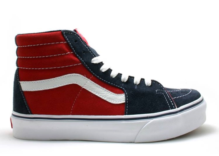 Vans Sk8 Hi Azul Marino/rojo