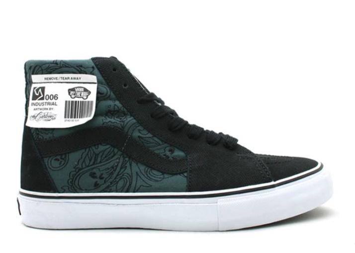 Camionetas Mr. Dibujos Animados X Sk8-hi S - Verde