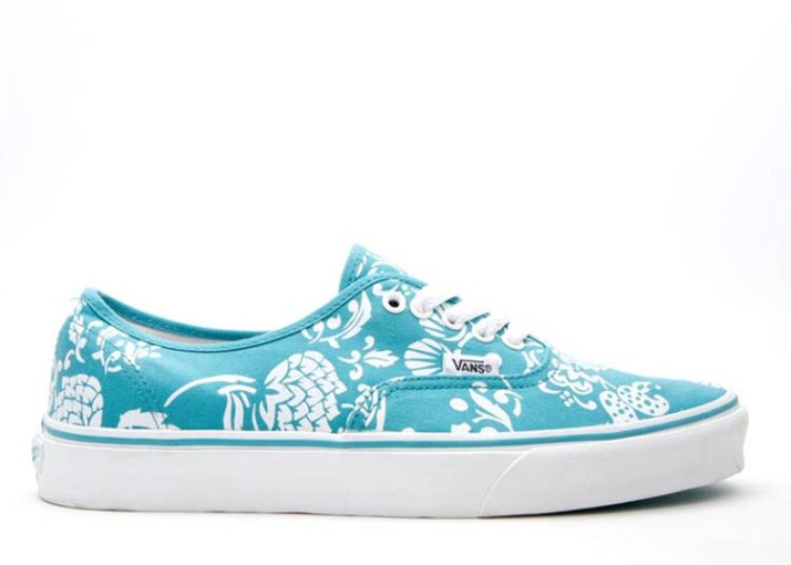 Vans Authentic Sf - Duke Kahan Azul Lago/blanco Verdadero