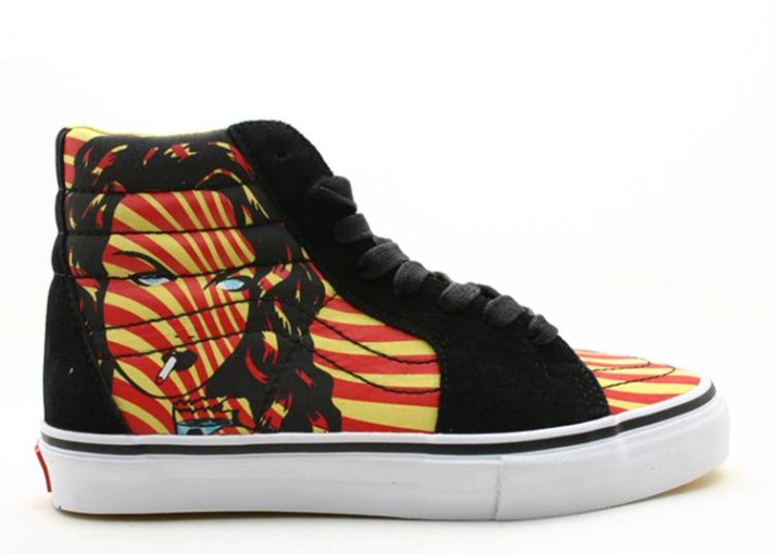 Vans Sk8 High Lx Negras/rojas