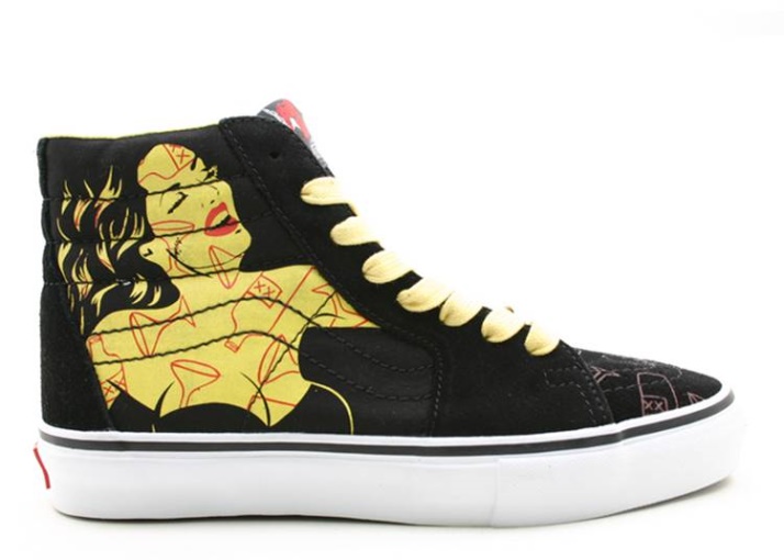Vans Sk8 High Lx Negras/amarillas