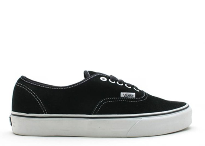 Vans Auténtico Cuero Negro