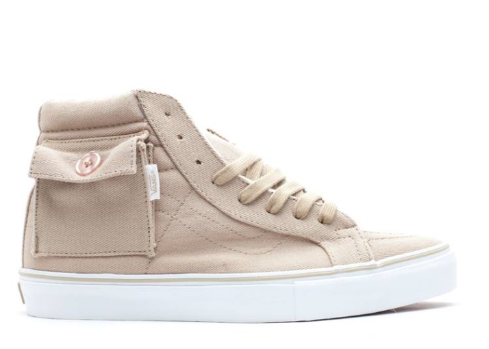 Vans Sk8-hi Lx Caqui/blanco Verdadero