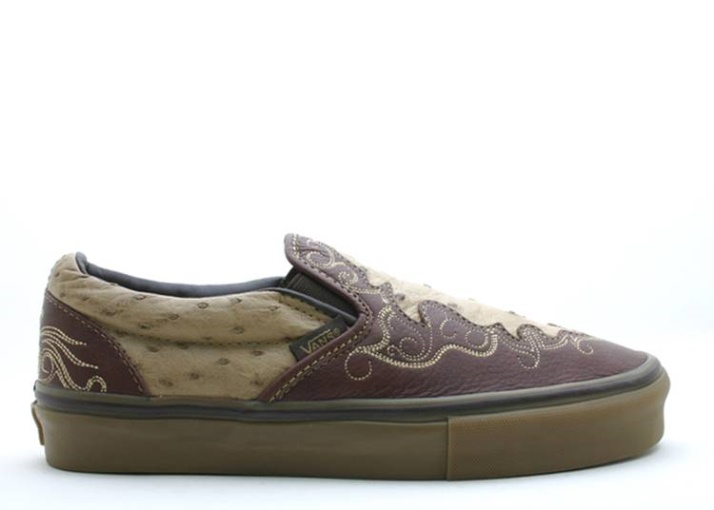 Vans Slip On Marrón/marrón/avestruz