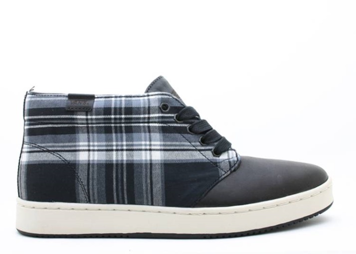 Botas Vans Chukka Negras/a Cuadros