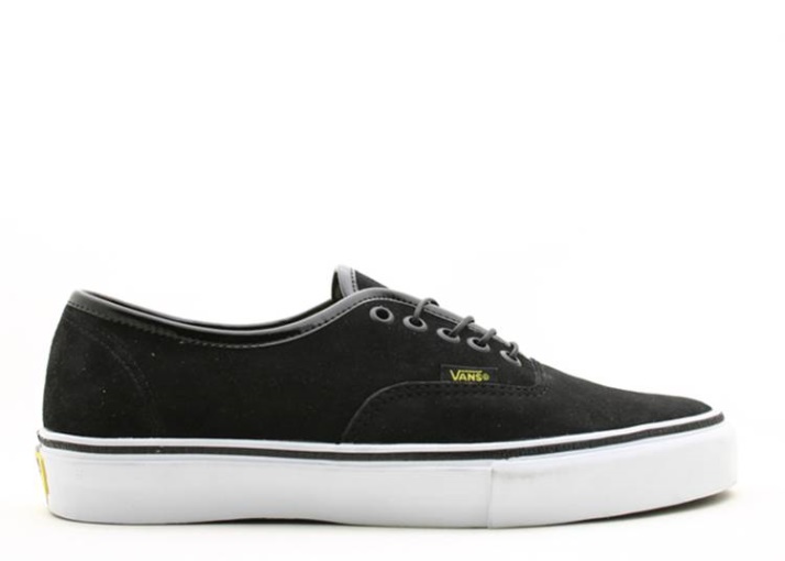Vans Auténtico Lx (piel De Cabra) Negro/ranúnculo