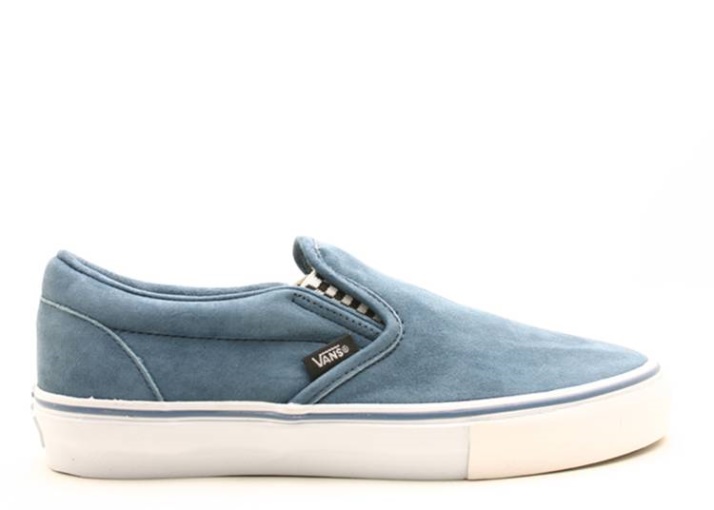 Vans Classic Slip On Lx Azul Cenizas