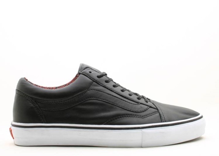 Vans Old Skool Lx - Piel De Becerro Negro/tomate Cereza