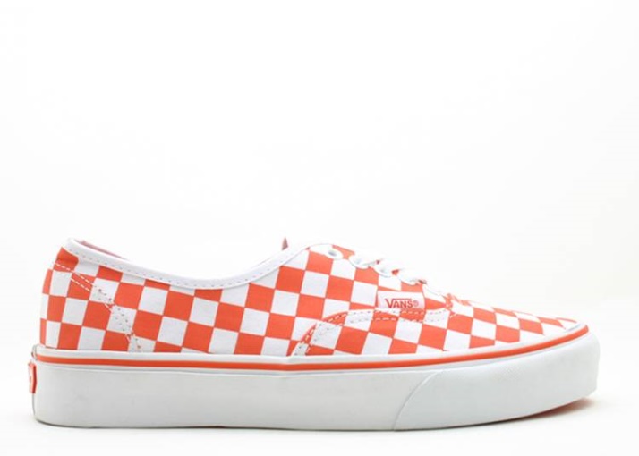 Vans Auténtico Naranja/blanco